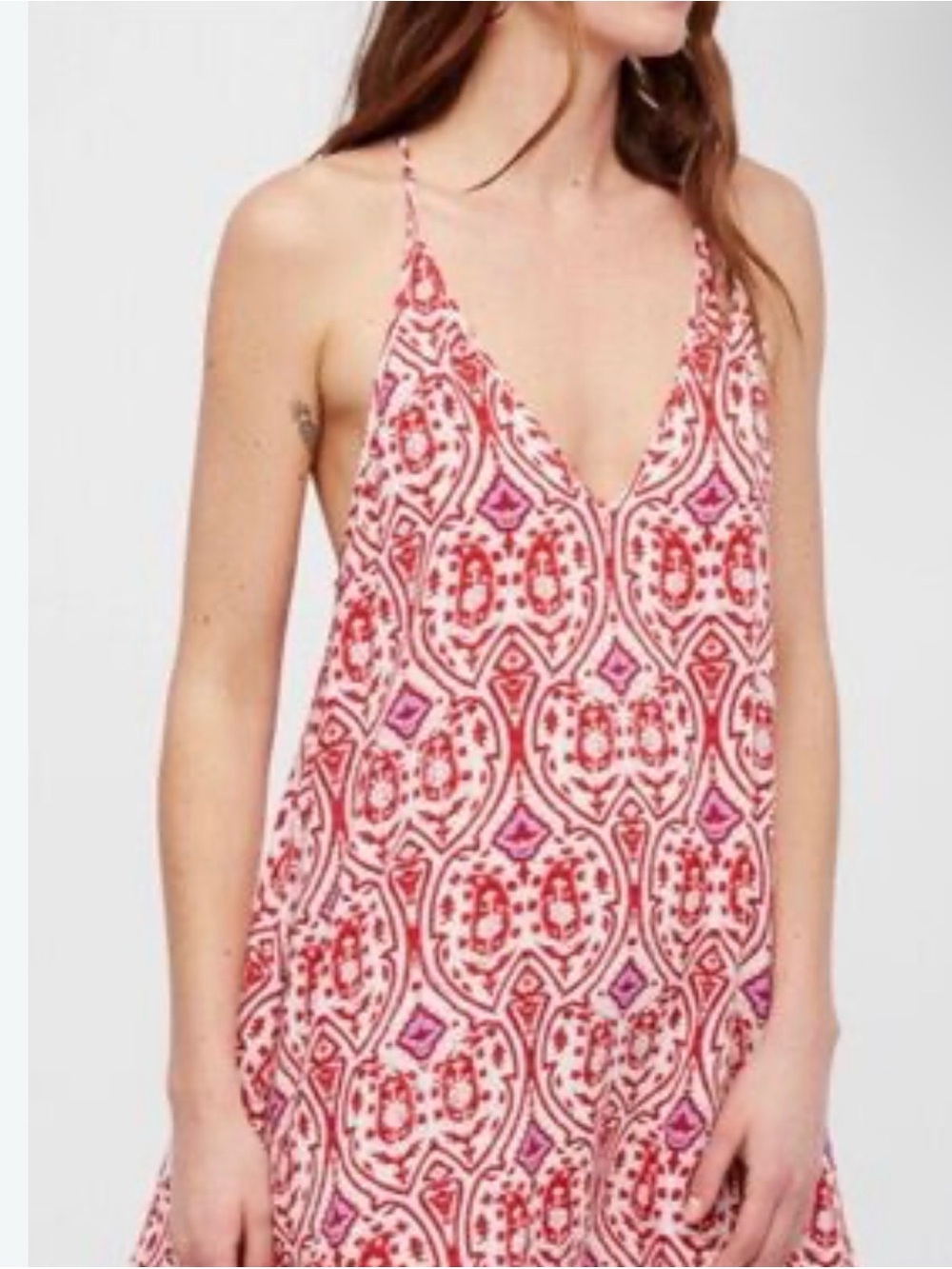 Free People Sleeveless Ludlow Slip Mini Dress